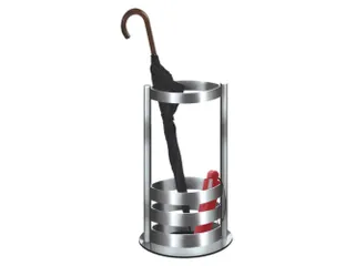 paraplubak,HxØ 490x300mm,RVS - 1