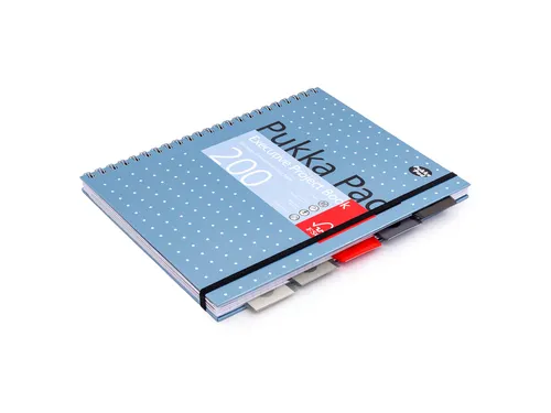 Projectboek Metallic Executive A4 lijn 5-tab 4-gaats 80 gram assorti