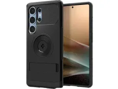 Slim Armor MagFit Samsung Galaxy S25 Ultra Hoesje Back Cover Zwart