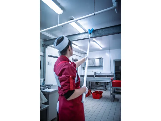 Manche télescopique Vikan Hygiene aluminium 1575-2780mm Ø32mm orange