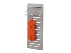 Design-Wandgarderobe Hxbxd 1700X600X330Mm 6Haken 5Kleerhangers Ral9006