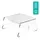 Monitorstandaard Acryl Dataflex 44100 transparant