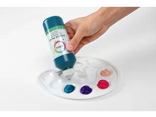 Plakkaatverf Qrea set à 6 fun kleuren 250ml - 6