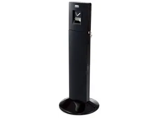 Rubbermaid peukenzuil Metropolitan 43x109 cm zwart - 1
