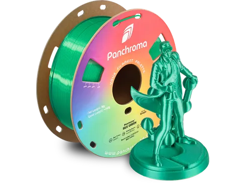 Polymaker 3D printer Filament Panchroma PLA Silk 1,75mm Groen 1kg