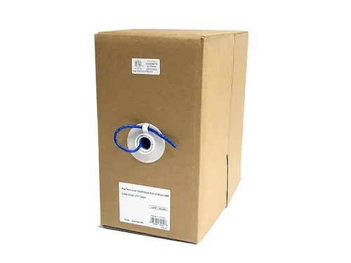 Bulkrol Netwerkkabel 304.8 Meter Cat 5e Ethernet kabel Blauw