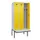 locker met bank,voor scheiding van kleding,HxBxD 2120x900x815mm,3vak