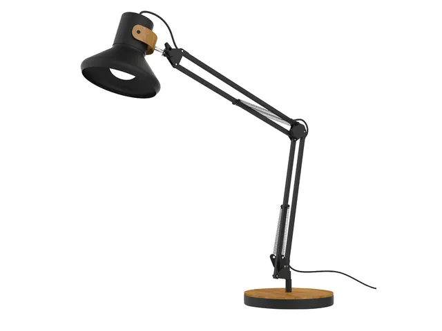 Bureaulamp Unilux Baya led bamboe zwart