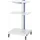 pc-station,HxBxD 1230x650x650mm,3legb.,niveaus lichtgrijs