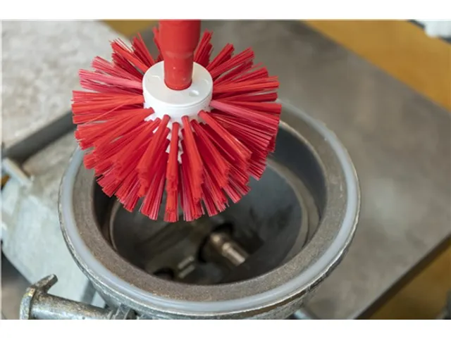 Brosse cylindrique 5380-175-4 rouge médium Ø 175mm