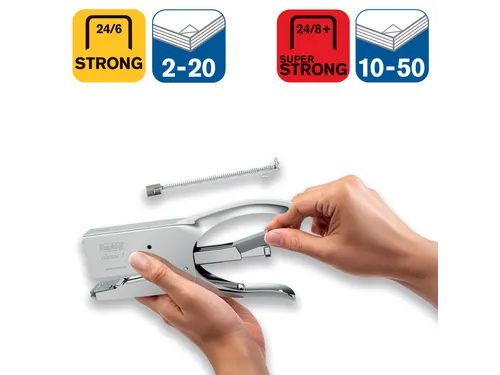 Niettang Rapid K1 50vel 24/6 platinum