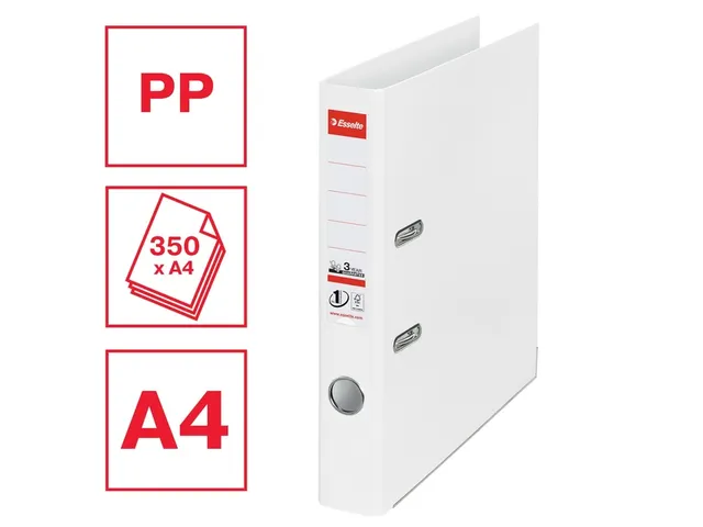 Ordner Esselte No 1 Power PP 50mm wit 5 stuks