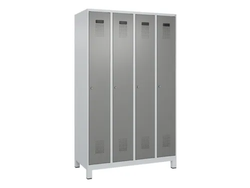 locker,HxBxD 1950x1200x500mm,4vak,vak B 300mm,cil.-slot,voeten
