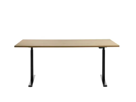 Elektrisch ihv bureau,HxBxD 700-1200x1800x800mm,blad esdoorn