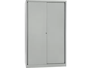 schuifdeurkast,HxBxD 1980x1200x430mm,4xStalen bodem,5 OH - 3