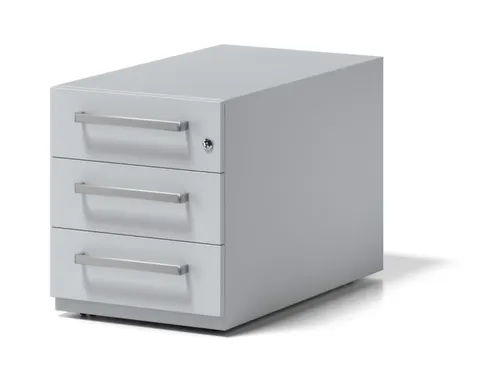 mobiel ladeblok,HxBxD 495x420x775mm,3lade(n),m. beugelgreep,cil.-slot