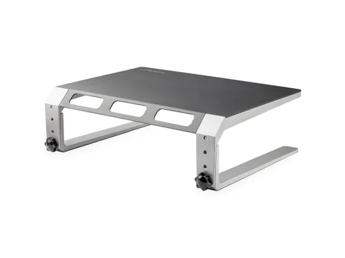 Monitor verhoger staal en aluminium hoogte verstelbaar