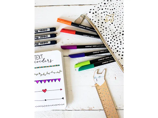 Fineliner edding 1200 rood 0.5-1.0mm