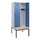 locker met bank,HxBxD 1950x800x815mm,2vak,vak B 400mm,draaigrendel