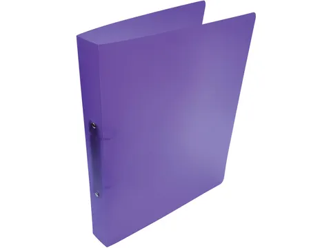 ringmap, voor ft A4, uit PP, 2 ringen van 25mm, transparant paa