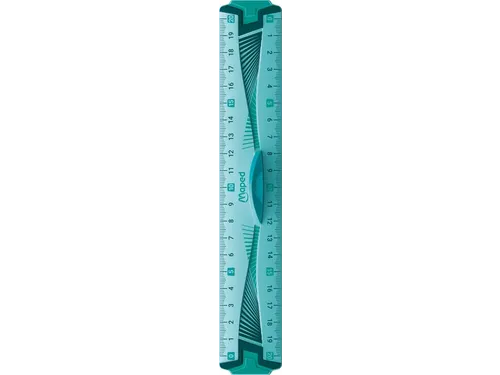 Liniaal Maped Flex met grip 20cm assorti