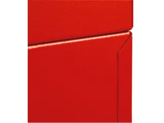 Afvalverzamelaar Vuurremmend 65 Liter 970X405X380Mm Binnenbak Rood - 4