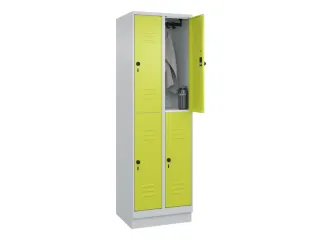 dubbeldekse locker,HxBxD 1950x600x500mm,2x2vak.,vak B 300mm - 3