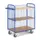 etagewagen,draagverm. 150kg,3etage(s),laadvl. LxB 1000x490mm,houtetage