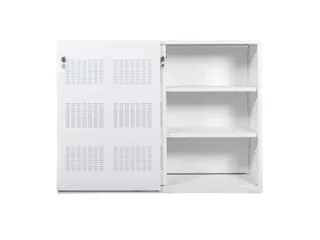 Schuifdeurkast Claudius N 160x120x45cm Wit Enkelzijdig - 2