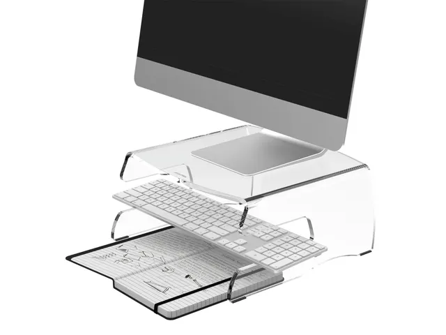 Monitorstandaard Acryl Dataflex 44100 transparant