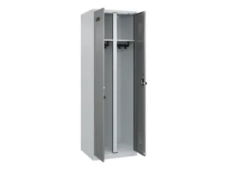 locker voor scheiding van kleding,HxBxD 1850x600x500mm,2vak - 1