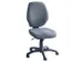 chaise de bureau pivotante,Mécan. synchrone,assise tissu gris