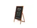 Krijtstoepbord Houten A-Bord Flip 55x105cm Lichtbruin