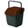 Easymax Afvalbak 35 Liter Grijs Bruin