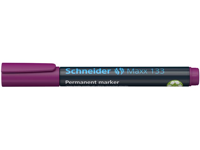 marker Schneider Maxx 133 permanent beitelpunt paars | MarkeerstiftWinkel.nl
