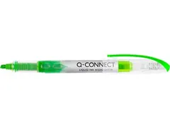 Q-connect Liquid Ink markeerstift Schuine punt Groen