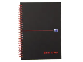 Notitieboek Oxford Black n' Red A4 70v lijn - 1