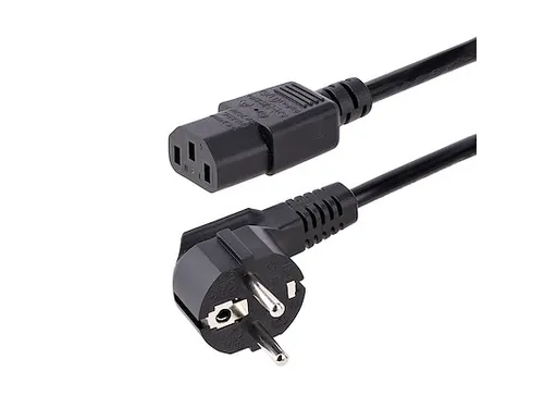 Stroomkabel 3 Meter18AWG, EU Schuko naar C13 Voedingskabel