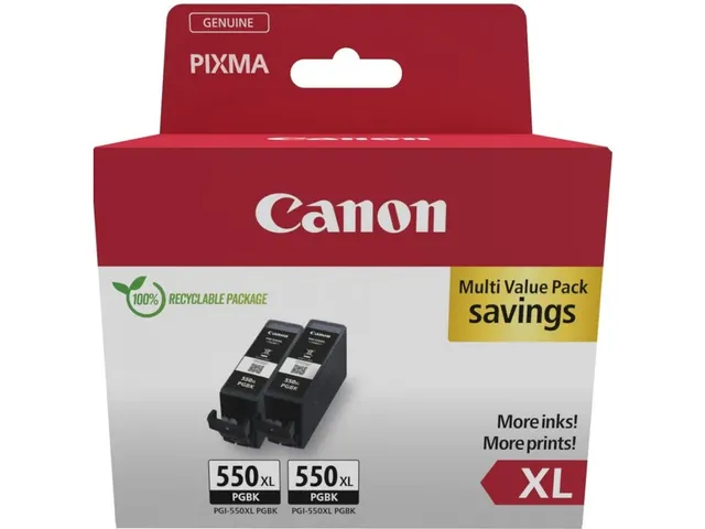 6431B010 CANON PGI-550XL Ink Cartridge Twinpack