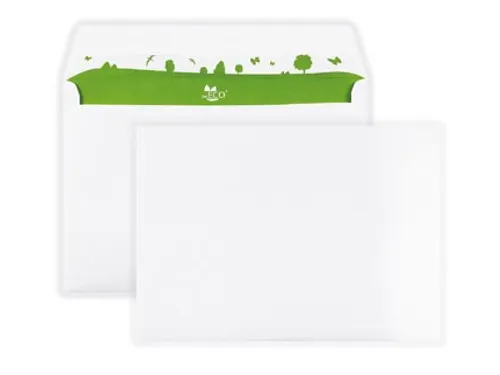 Bong enveloppen beECO 162 x 229 mm zonder venster 500 stuks