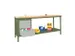 établi,HxlxP 900x2000x700mm,piètement/corps RAL6011,face avant RAL70
