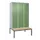 locker met bank,HxBxD 2120x1200x815mm,3vak,vak B 400mm,cil.-slot
