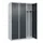 locker voor scheiding van kleding,HxBxD 1850x1200x500mm,3vak
