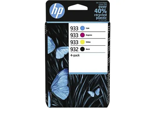 HP 932/933 Inktcartridges Multipack Zwart + 3 Kleuren