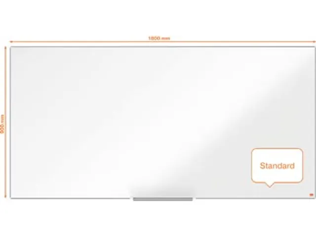 Impression Pro magnetisch whiteboard, emaille, ft 180 x 90 cm