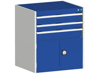 ladekast,HxBxD 900x800x525mm,3lade(n),m. lade voor normale belastingen - 2