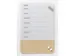 Glasmagneetbord Naga 40x60cm weekplanner GB wit/hout