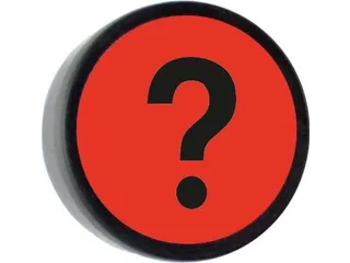 Impressiemagneet Question Mark 35mm Rood - 2