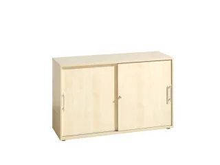 schuifdeurkast,HxBxD 748x1200x400mm,1xhouten vloer,Gestreepte greep - 1
