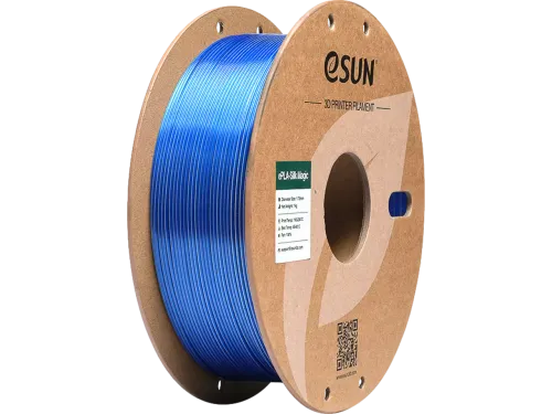 eSUN 3D printer Filament ePLA-Silk Magic 1,75mm Blauw/Zilver 1kg